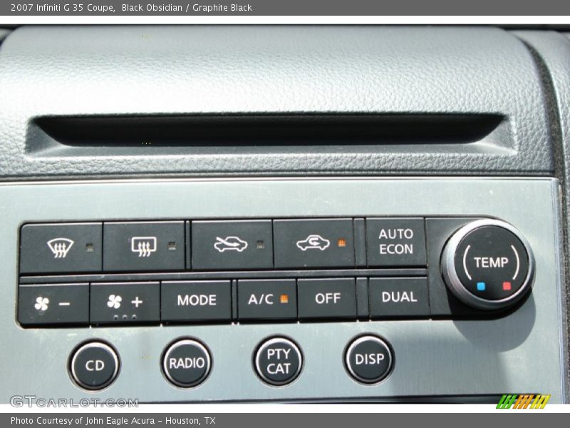Black Obsidian / Graphite Black 2007 Infiniti G 35 Coupe