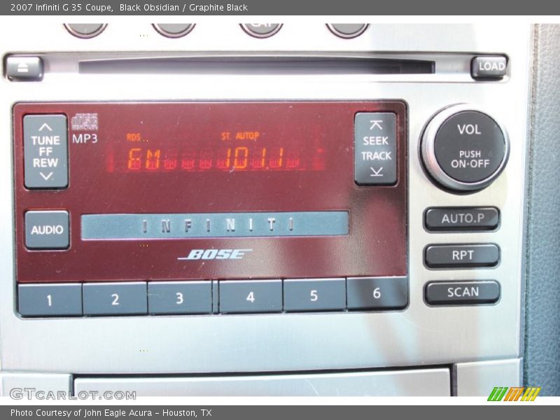 Black Obsidian / Graphite Black 2007 Infiniti G 35 Coupe