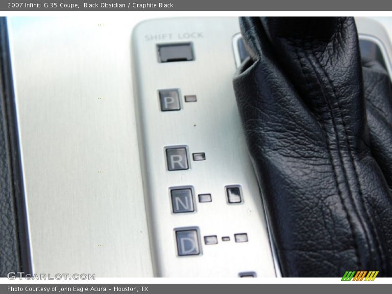 Black Obsidian / Graphite Black 2007 Infiniti G 35 Coupe