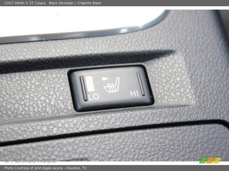Black Obsidian / Graphite Black 2007 Infiniti G 35 Coupe