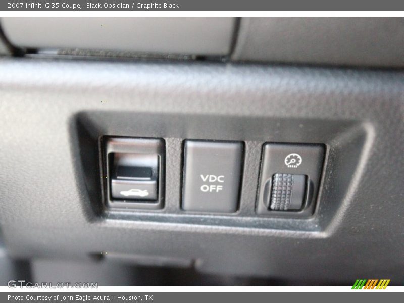 Black Obsidian / Graphite Black 2007 Infiniti G 35 Coupe
