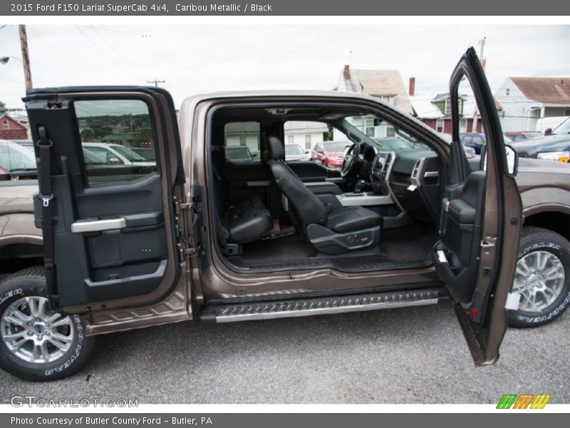 Caribou Metallic / Black 2015 Ford F150 Lariat SuperCab 4x4