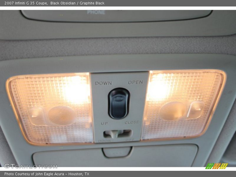 Black Obsidian / Graphite Black 2007 Infiniti G 35 Coupe