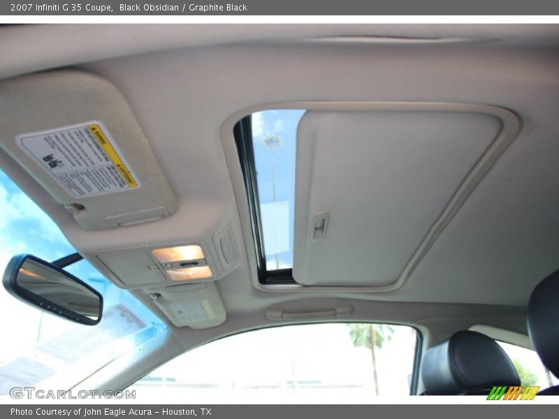 Black Obsidian / Graphite Black 2007 Infiniti G 35 Coupe