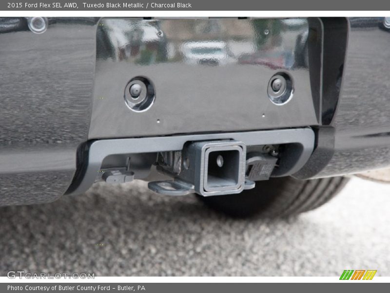 Tuxedo Black Metallic / Charcoal Black 2015 Ford Flex SEL AWD