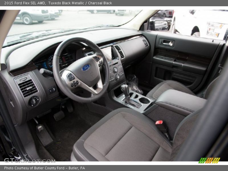  2015 Flex SEL AWD Charcoal Black Interior