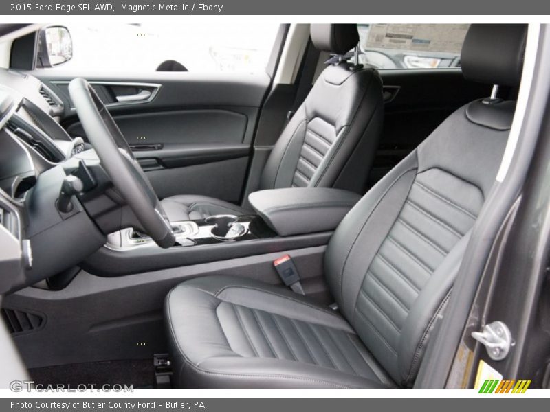 Front Seat of 2015 Edge SEL AWD