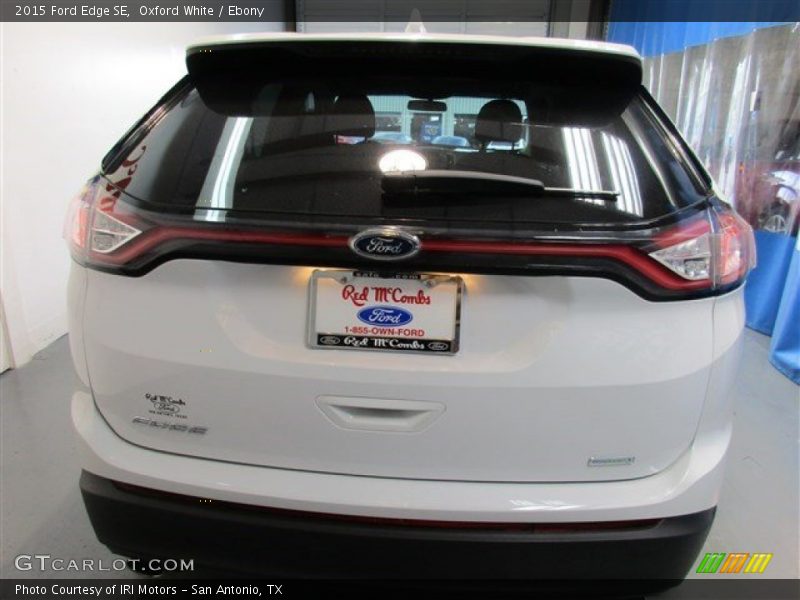 Oxford White / Ebony 2015 Ford Edge SE