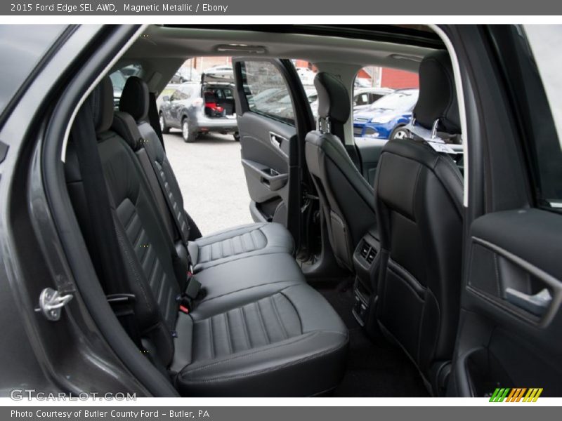 Rear Seat of 2015 Edge SEL AWD