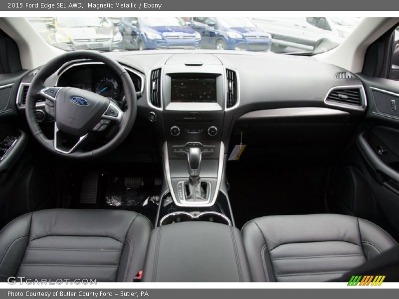 Magnetic Metallic / Ebony 2015 Ford Edge SEL AWD