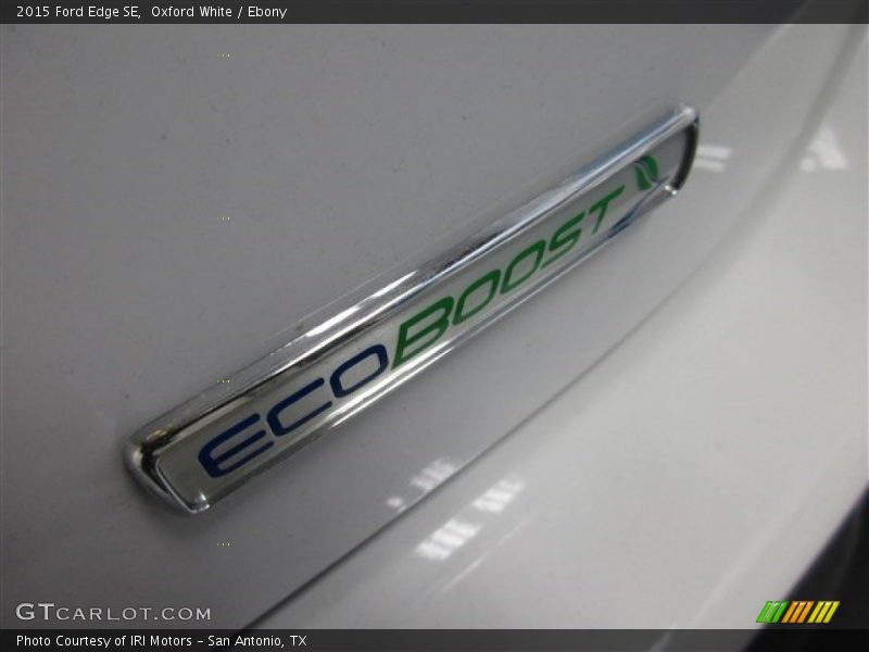 Oxford White / Ebony 2015 Ford Edge SE