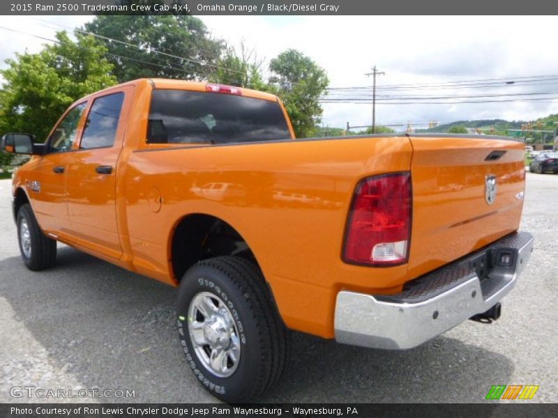 Omaha Orange / Black/Diesel Gray 2015 Ram 2500 Tradesman Crew Cab 4x4
