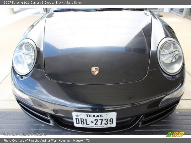 Black / Sand Beige 2007 Porsche 911 Carrera S Coupe