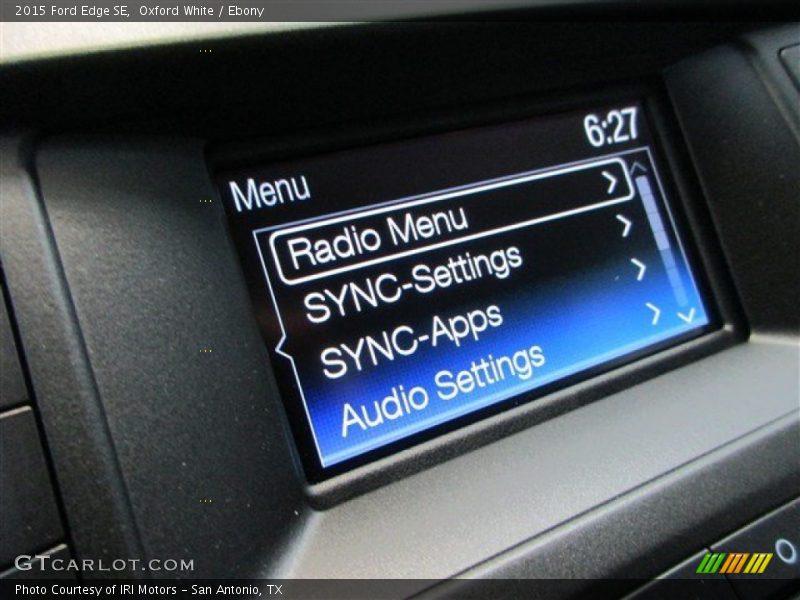 Oxford White / Ebony 2015 Ford Edge SE