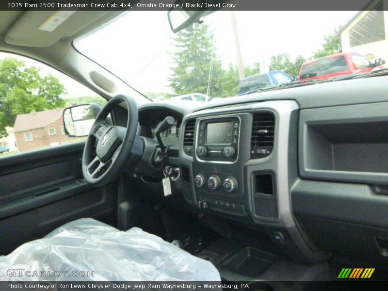 Omaha Orange / Black/Diesel Gray 2015 Ram 2500 Tradesman Crew Cab 4x4