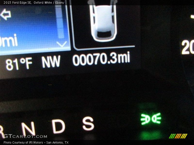 Oxford White / Ebony 2015 Ford Edge SE
