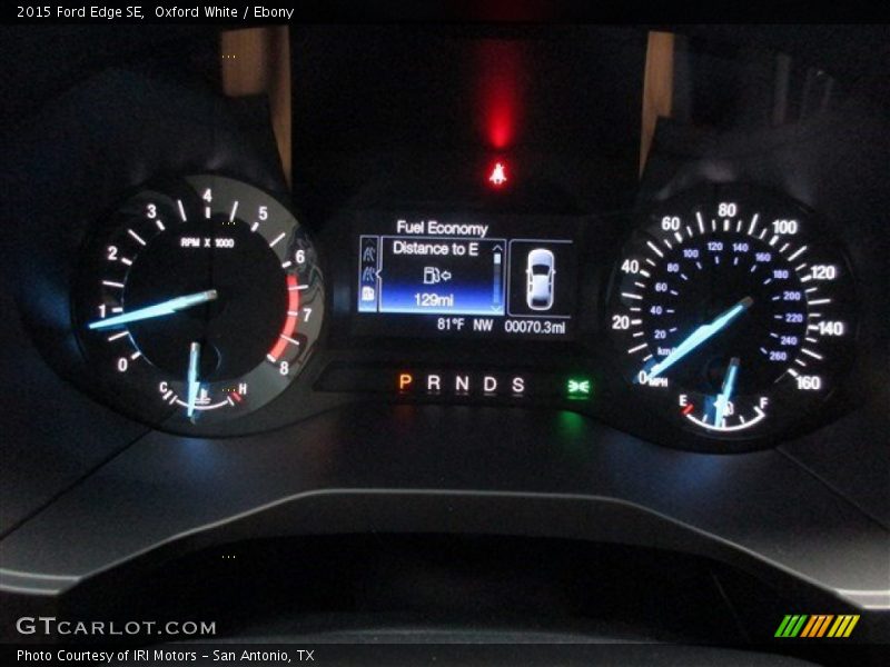 Oxford White / Ebony 2015 Ford Edge SE