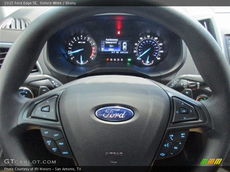 Oxford White / Ebony 2015 Ford Edge SE