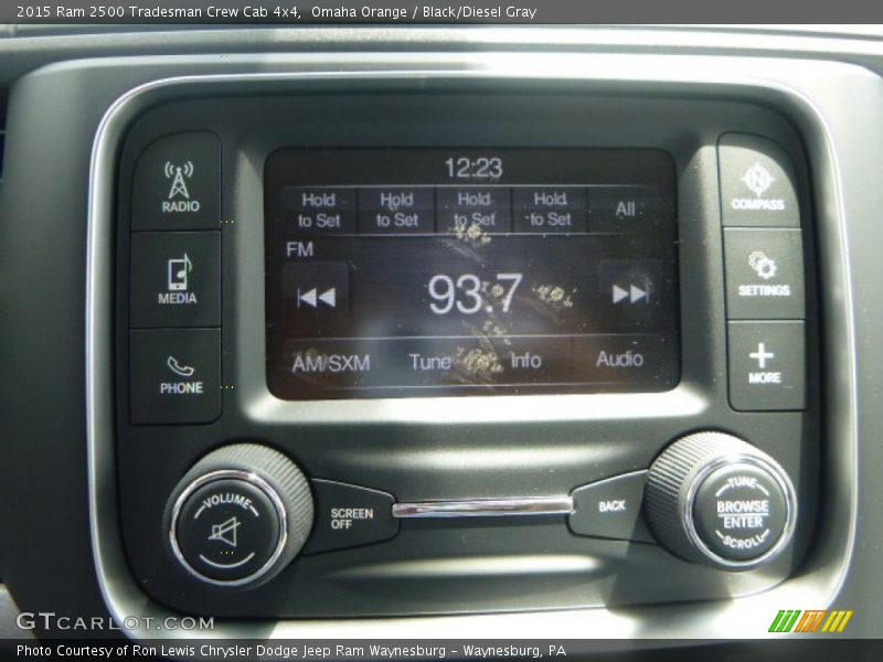 Omaha Orange / Black/Diesel Gray 2015 Ram 2500 Tradesman Crew Cab 4x4