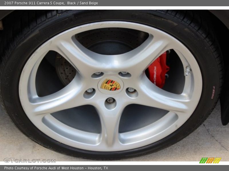 Black / Sand Beige 2007 Porsche 911 Carrera S Coupe
