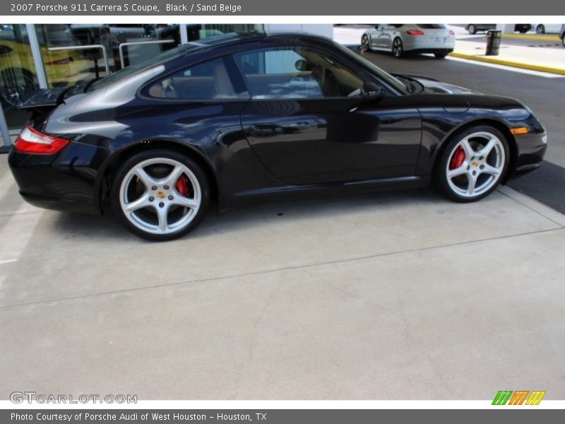 Black / Sand Beige 2007 Porsche 911 Carrera S Coupe