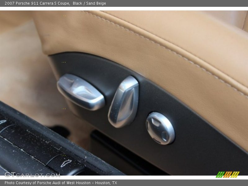 Black / Sand Beige 2007 Porsche 911 Carrera S Coupe