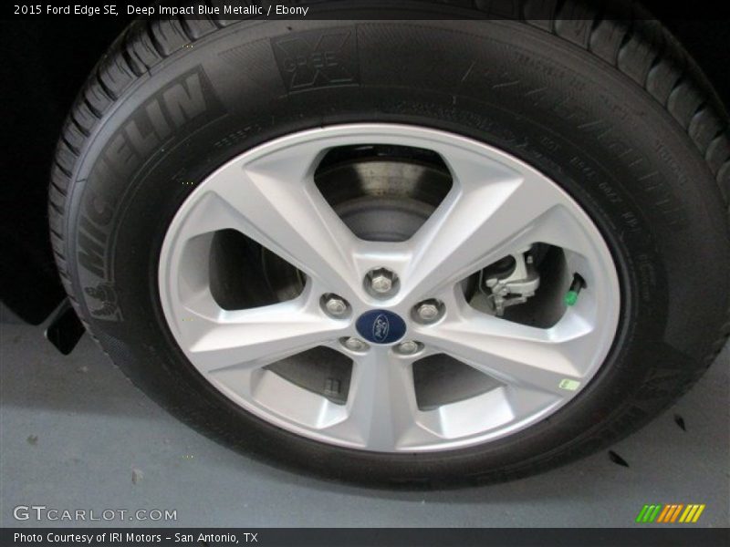 Deep Impact Blue Metallic / Ebony 2015 Ford Edge SE