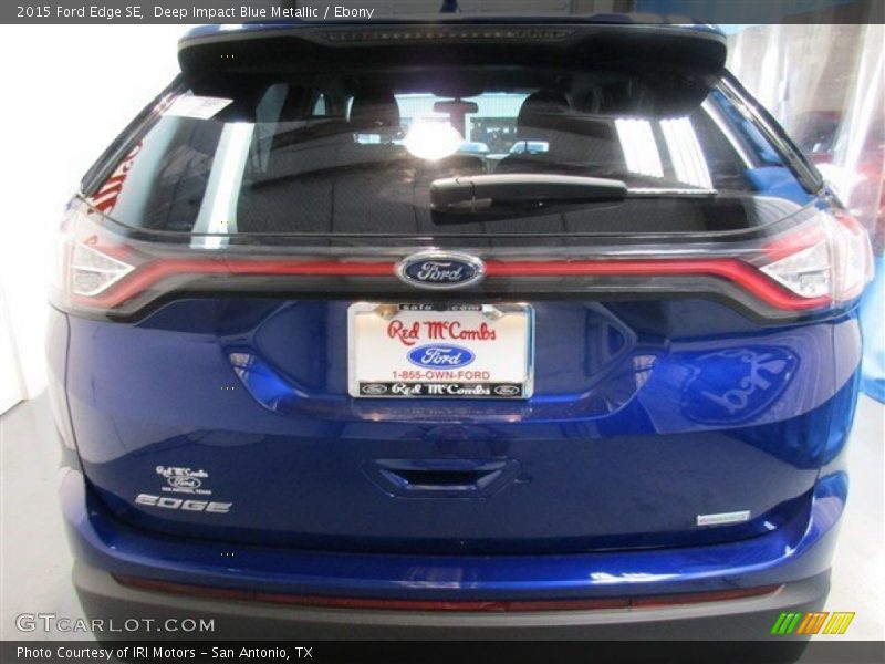 Deep Impact Blue Metallic / Ebony 2015 Ford Edge SE