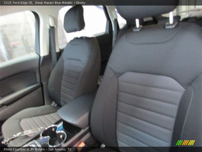 Deep Impact Blue Metallic / Ebony 2015 Ford Edge SE