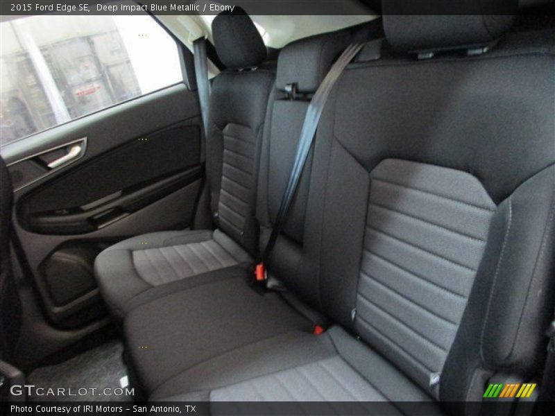 Deep Impact Blue Metallic / Ebony 2015 Ford Edge SE