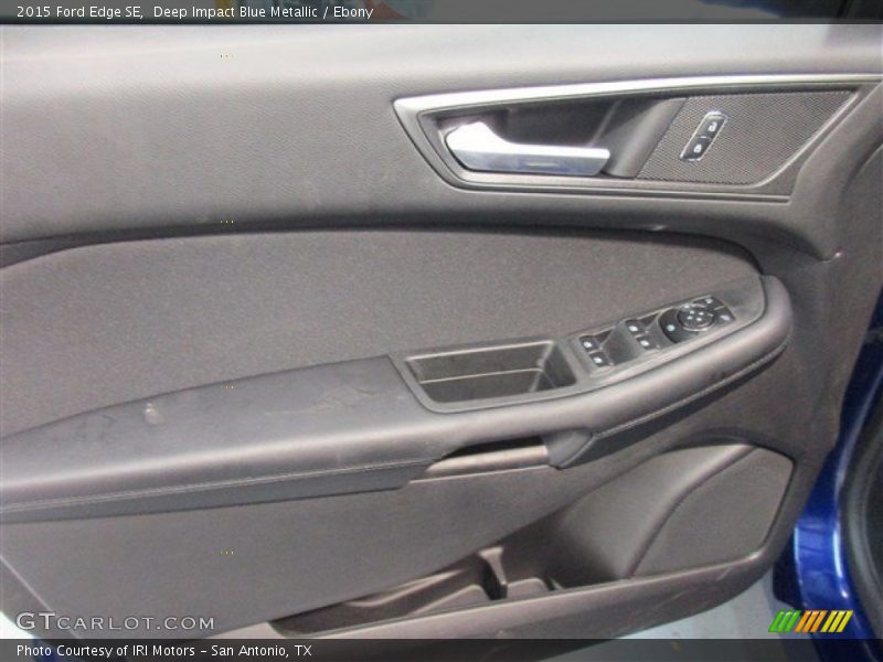 Deep Impact Blue Metallic / Ebony 2015 Ford Edge SE