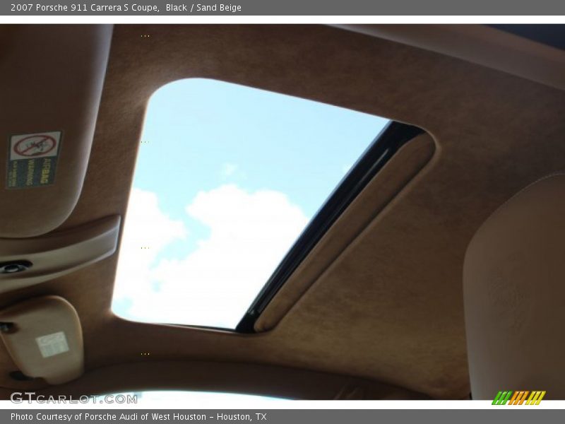 Black / Sand Beige 2007 Porsche 911 Carrera S Coupe