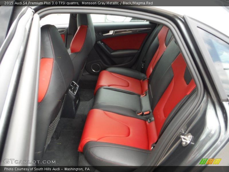 Rear Seat of 2015 S4 Premium Plus 3.0 TFSI quattro