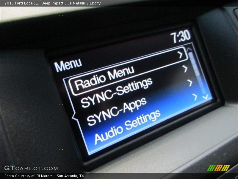 Deep Impact Blue Metallic / Ebony 2015 Ford Edge SE
