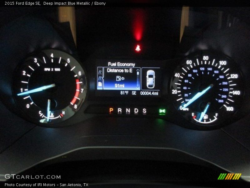 Deep Impact Blue Metallic / Ebony 2015 Ford Edge SE