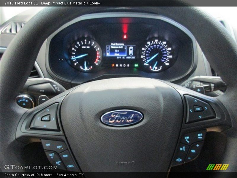 Deep Impact Blue Metallic / Ebony 2015 Ford Edge SE