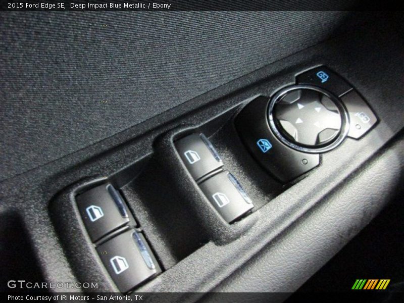 Deep Impact Blue Metallic / Ebony 2015 Ford Edge SE