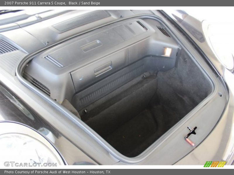 Black / Sand Beige 2007 Porsche 911 Carrera S Coupe