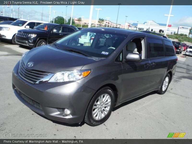 Predawn Gray Mica / Light Gray 2013 Toyota Sienna XLE