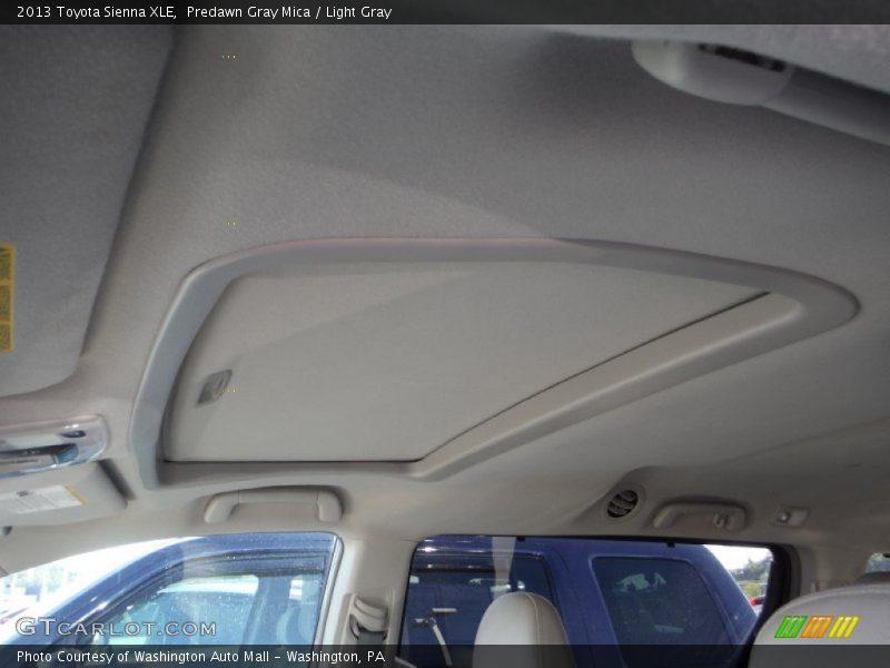 Predawn Gray Mica / Light Gray 2013 Toyota Sienna XLE