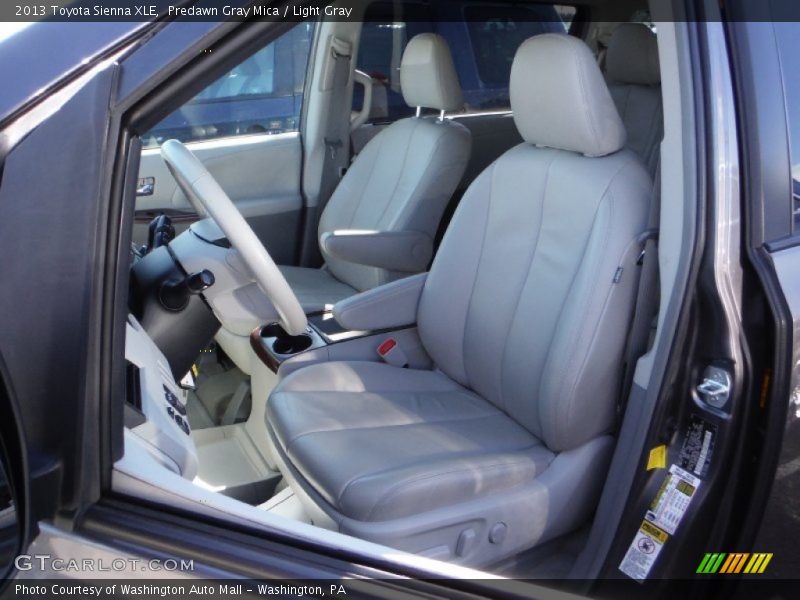 Predawn Gray Mica / Light Gray 2013 Toyota Sienna XLE
