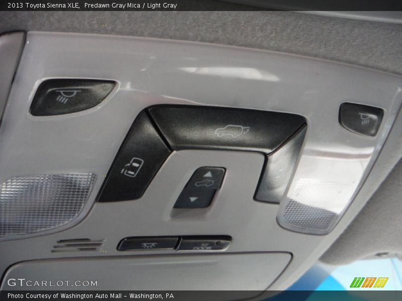 Predawn Gray Mica / Light Gray 2013 Toyota Sienna XLE