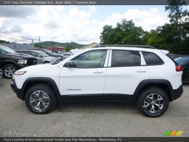 Bright White / Trailhawk Black 2015 Jeep Cherokee Trailhawk 4x4