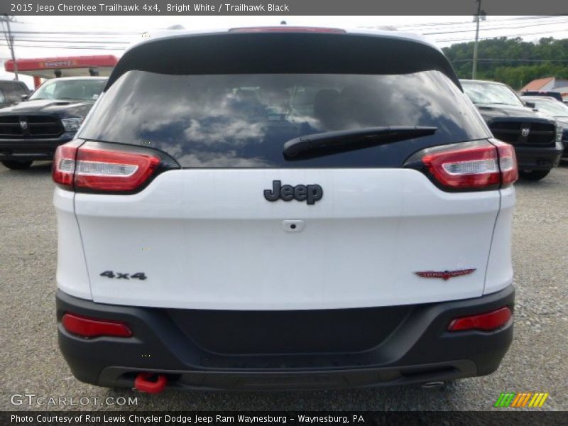 Bright White / Trailhawk Black 2015 Jeep Cherokee Trailhawk 4x4