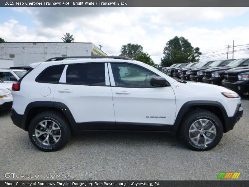 Bright White / Trailhawk Black 2015 Jeep Cherokee Trailhawk 4x4