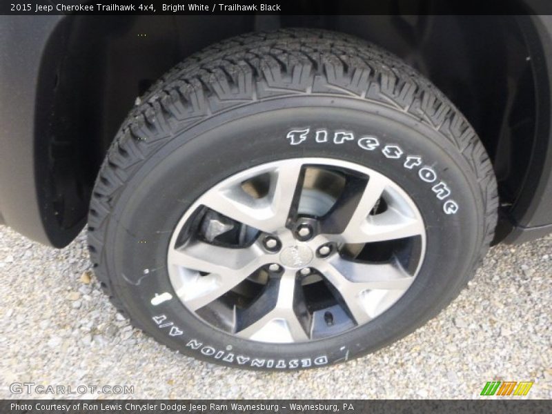 Bright White / Trailhawk Black 2015 Jeep Cherokee Trailhawk 4x4