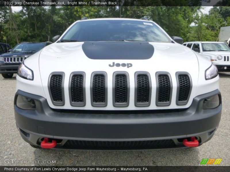 Bright White / Trailhawk Black 2015 Jeep Cherokee Trailhawk 4x4