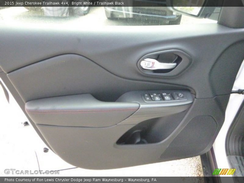 Bright White / Trailhawk Black 2015 Jeep Cherokee Trailhawk 4x4