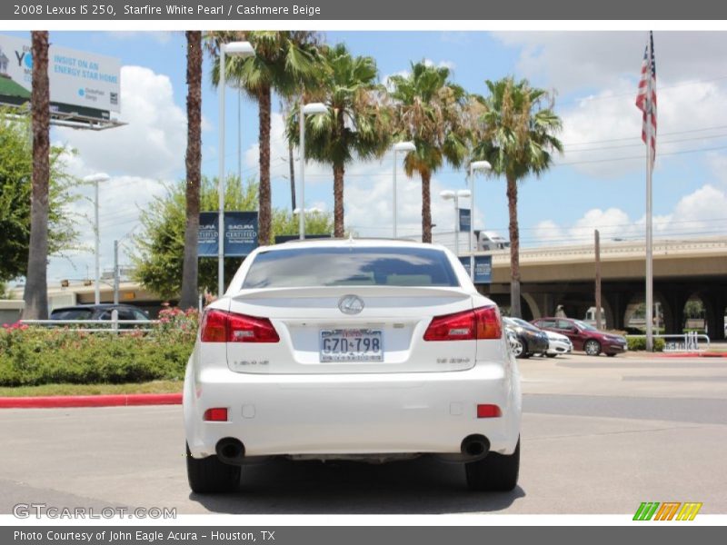 Starfire White Pearl / Cashmere Beige 2008 Lexus IS 250