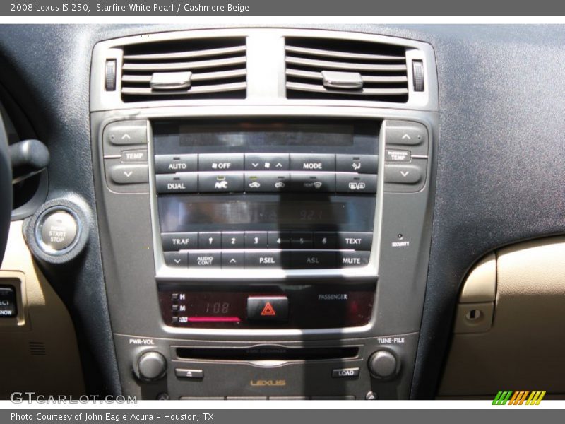Starfire White Pearl / Cashmere Beige 2008 Lexus IS 250